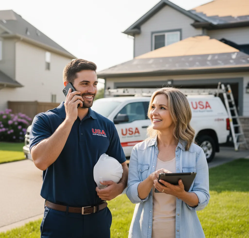 USA Roof Repair Experts customer support in Auxvasse